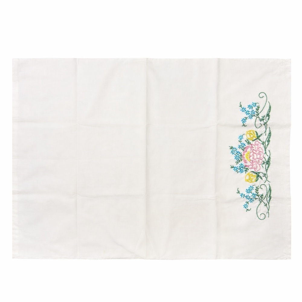 Floral Embroidered Pillowcases